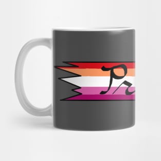 Lesbian Pride Ribbon Mug